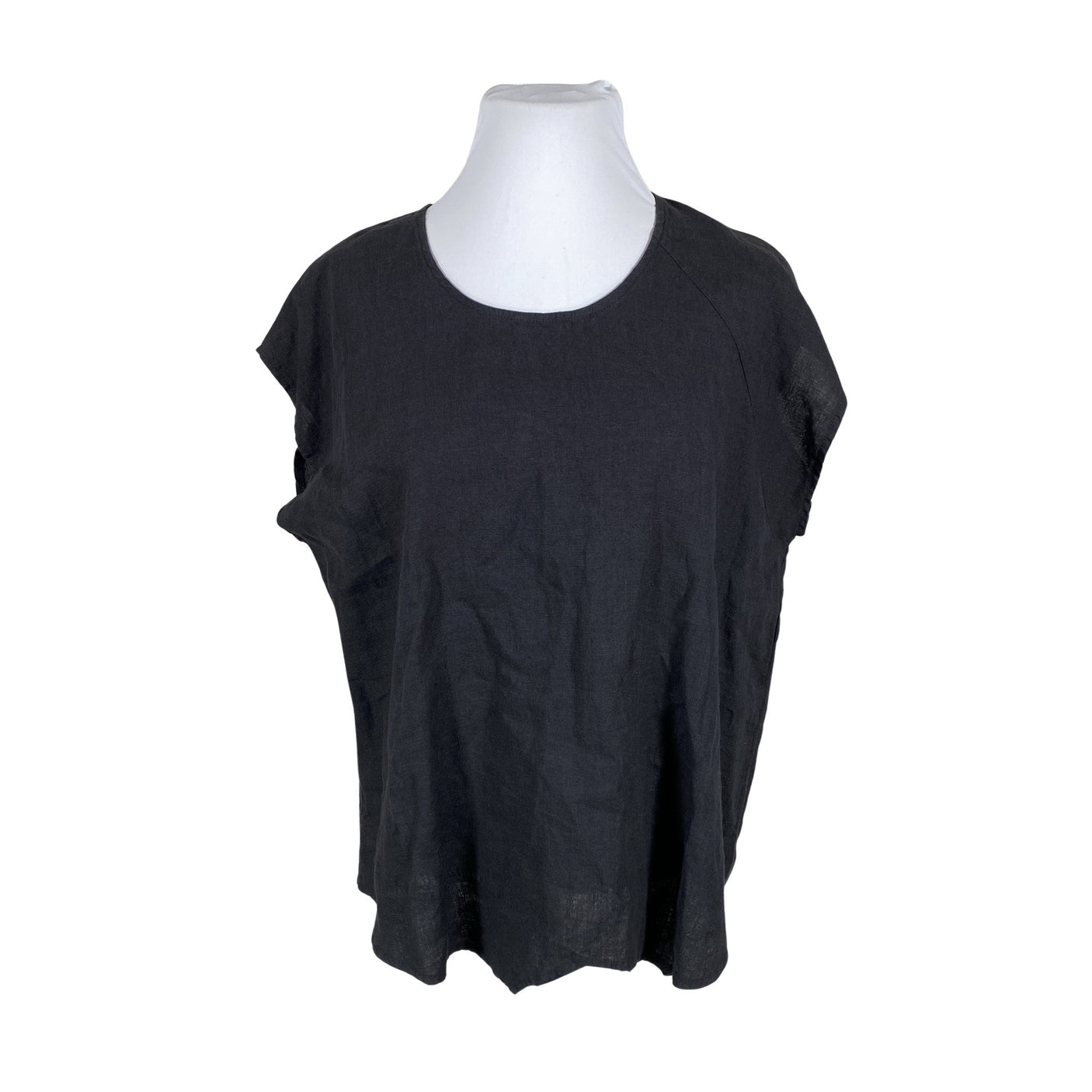 Unisex Thing - Short-sleeved blouse, size 44 - Black (1)