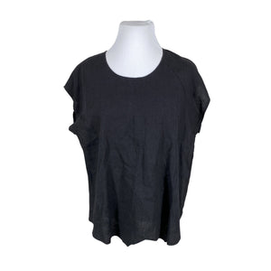 Unisex Thing - Short-sleeved blouse, size 44 - Black (1)