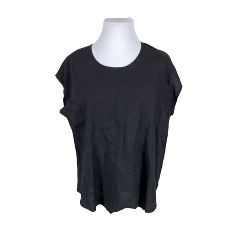 Unisex Thing - Short-sleeved blouse, size 44 - Black ()