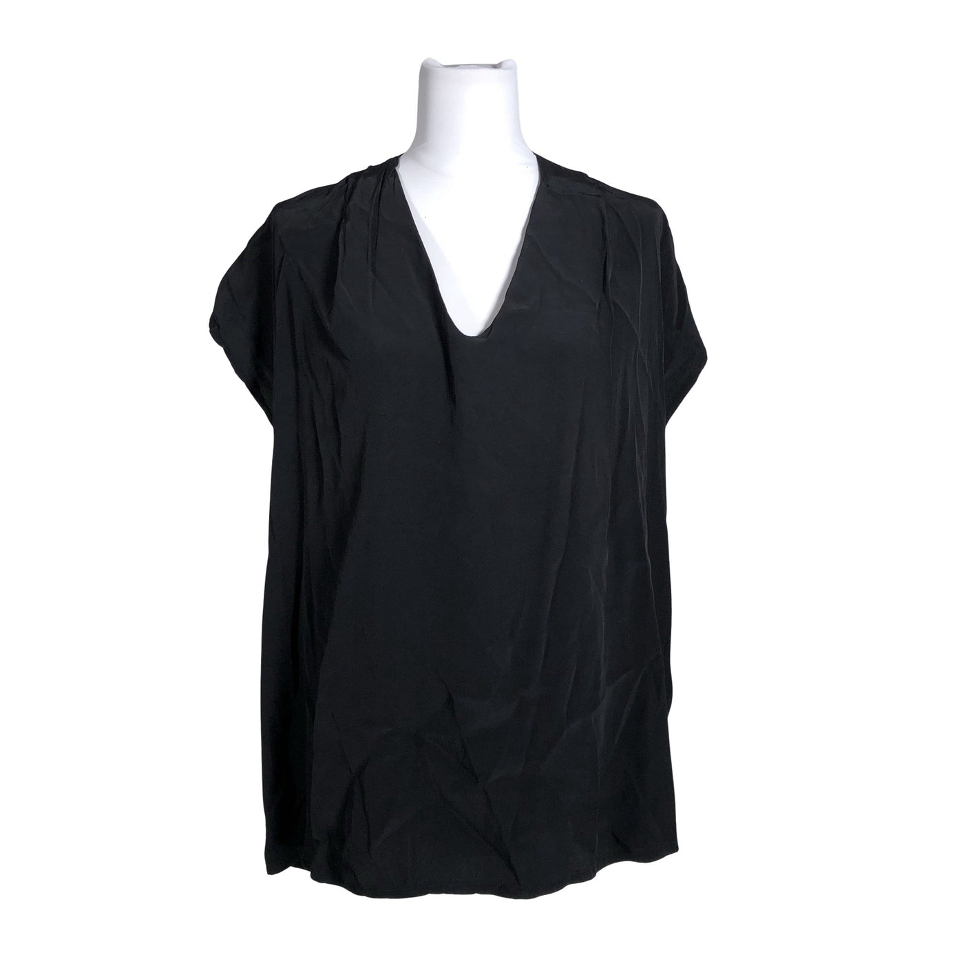 Unisex The Masai - Short-sleeved blouse, size 40 - Black (1)