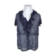 Unisex Voglia - Short-sleeved blouse, size 46 - Blue ()