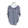 Unisex Fashion Highlight - Short-sleeved blouse, size 44 - White ()
