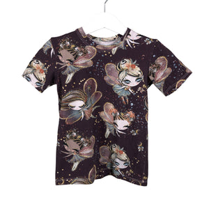 Unisex Handmade - T-shirt, size 104 - 110 - Wine red (1)
