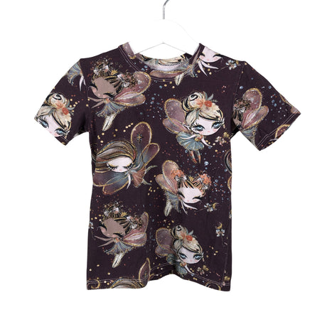 Unisex Handmade - T-shirt, size 104 - 110 - Wine red ()