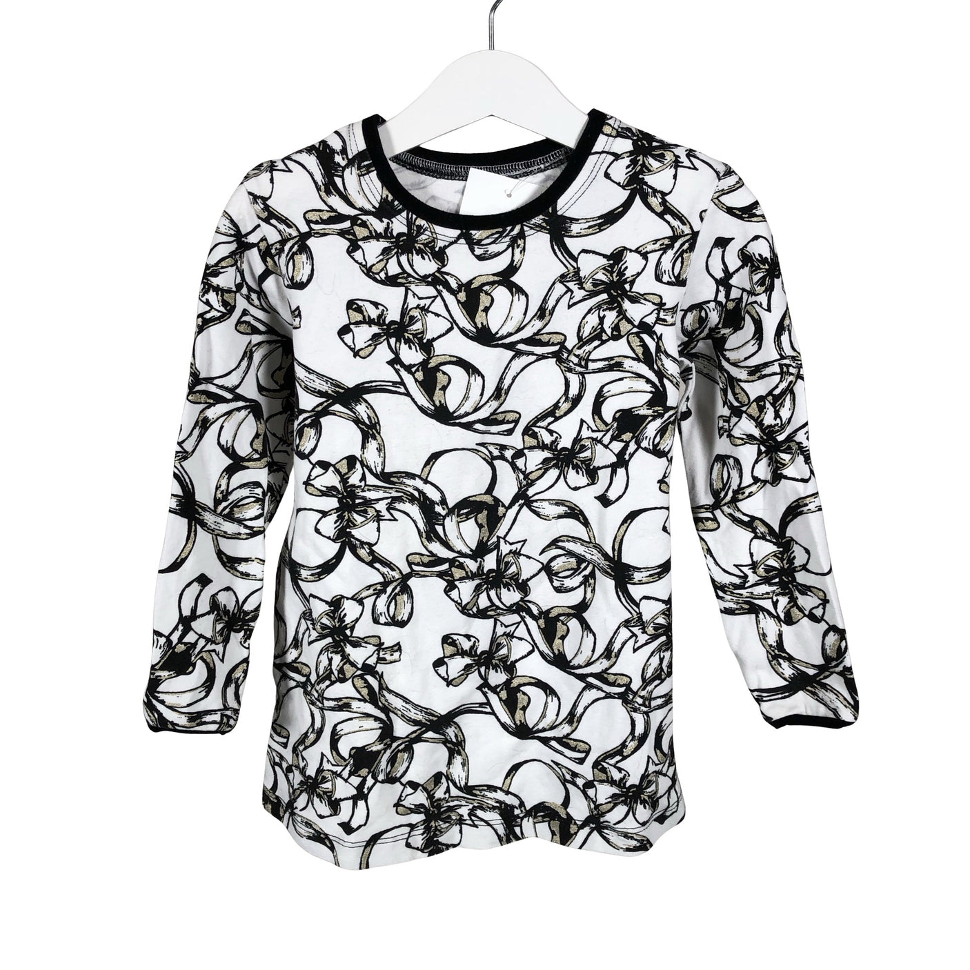 Unisex Handmade - Tricot tunic, size 104 - 110 - White (1)