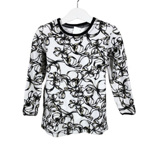 Unisex Handmade - Tricot tunic, size 104 - 110 - White (1)