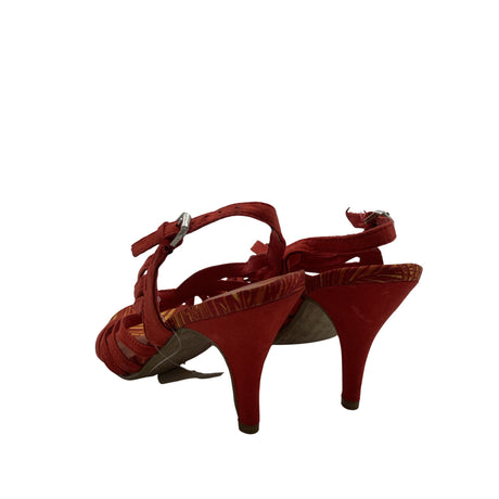 Unisex Marco Tozzi - Heeled sandals, size 37 - Red (2)