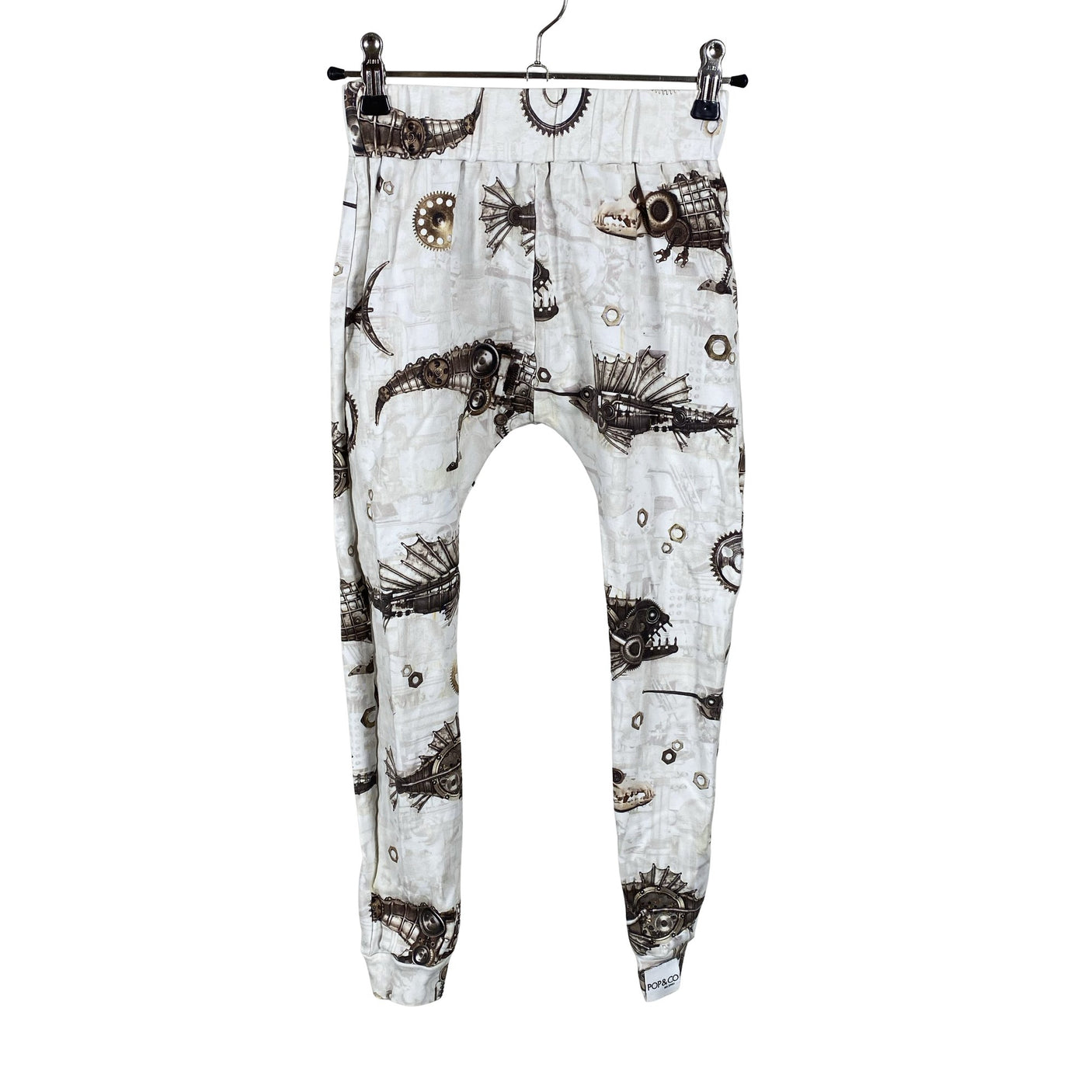 Unisex Pop & Co Helsinki - Sweatpants, size 122 - 128 - Beige (1)