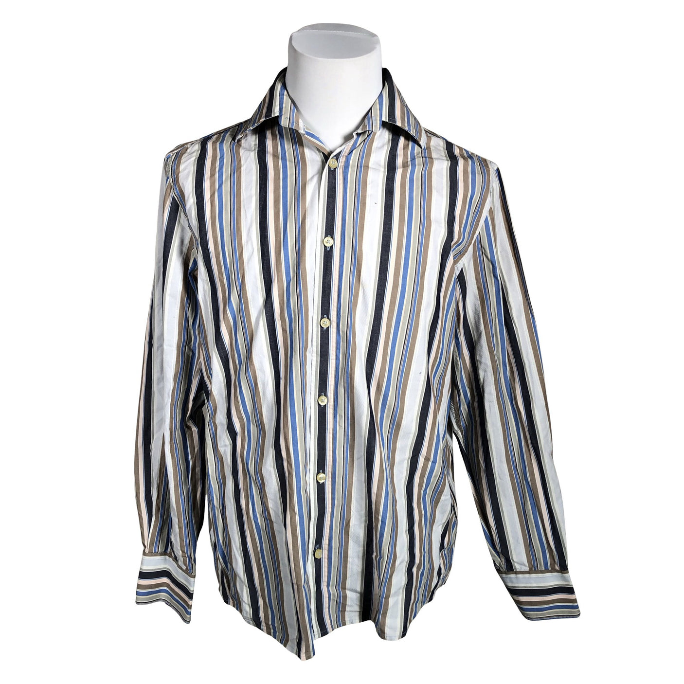 Unisex Cottonfield - Collared shirt, size L - Blue (1)