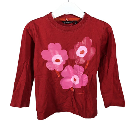 Unisex Marimekko - Tricot shirt, size 86 - 92 - Red ()