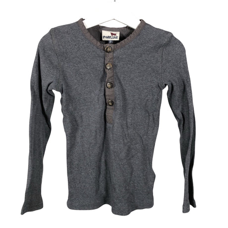 Unisex POMPdeLUX - Tricot shirt, size 104 - 110 - Gray ()