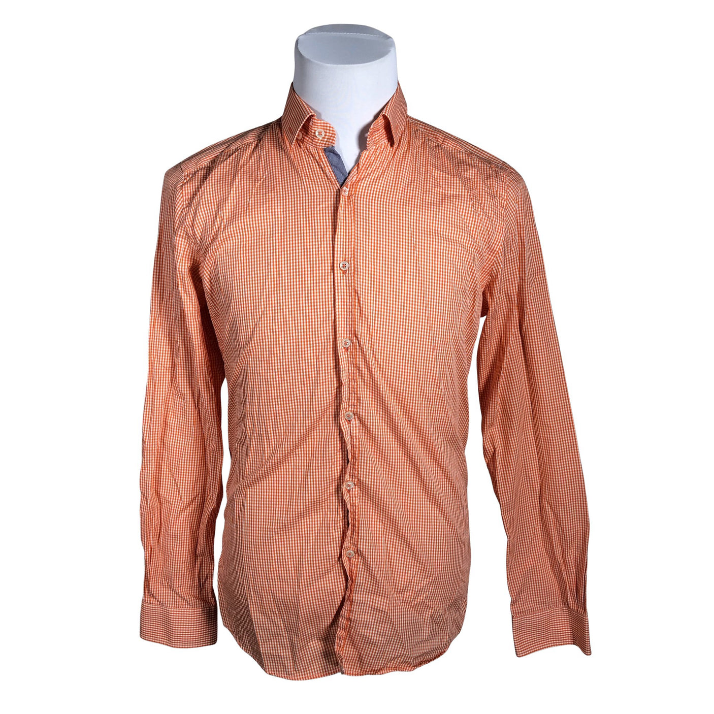 Unisex Pierre Clarence - Collared shirt, size S - Orange (1)