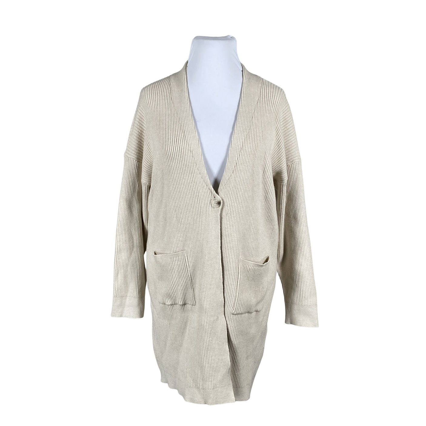 Unisex Free Quent - Cardigan, size 44 - Beige (1)