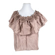 Unisex Copenhagen Muse - Short-sleeved blouse, size 42 - Brown ()
