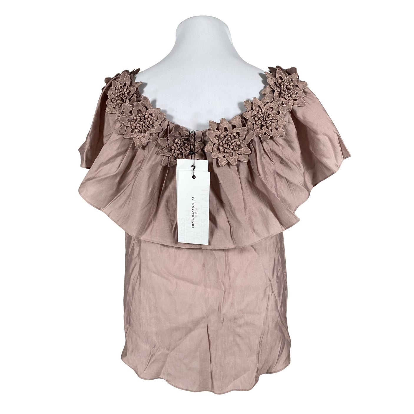 Unisex Copenhagen Muse - Short-sleeved blouse, size 42 - Brown (2)