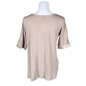 Unisex Benetton - Short-sleeved blouse, size 36 - Beige (2)