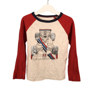Unisex Mini Boden - Tricot shirt, size 110 - 116 - Red (1)