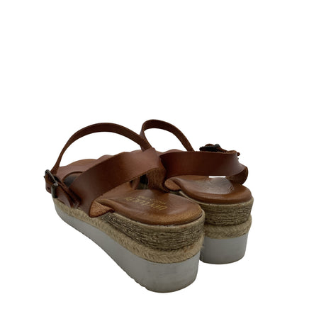 Unisex Bertuchi - Wedge sandals, size 38 - Brown (2)