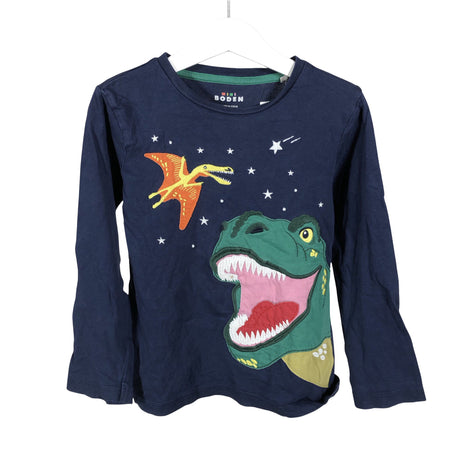 Unisex Mini Boden - Tricot shirt, size 110 - 116 - Blue ()
