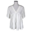 Unisex Andiata - Short-sleeved blouse, size 38 - White ()