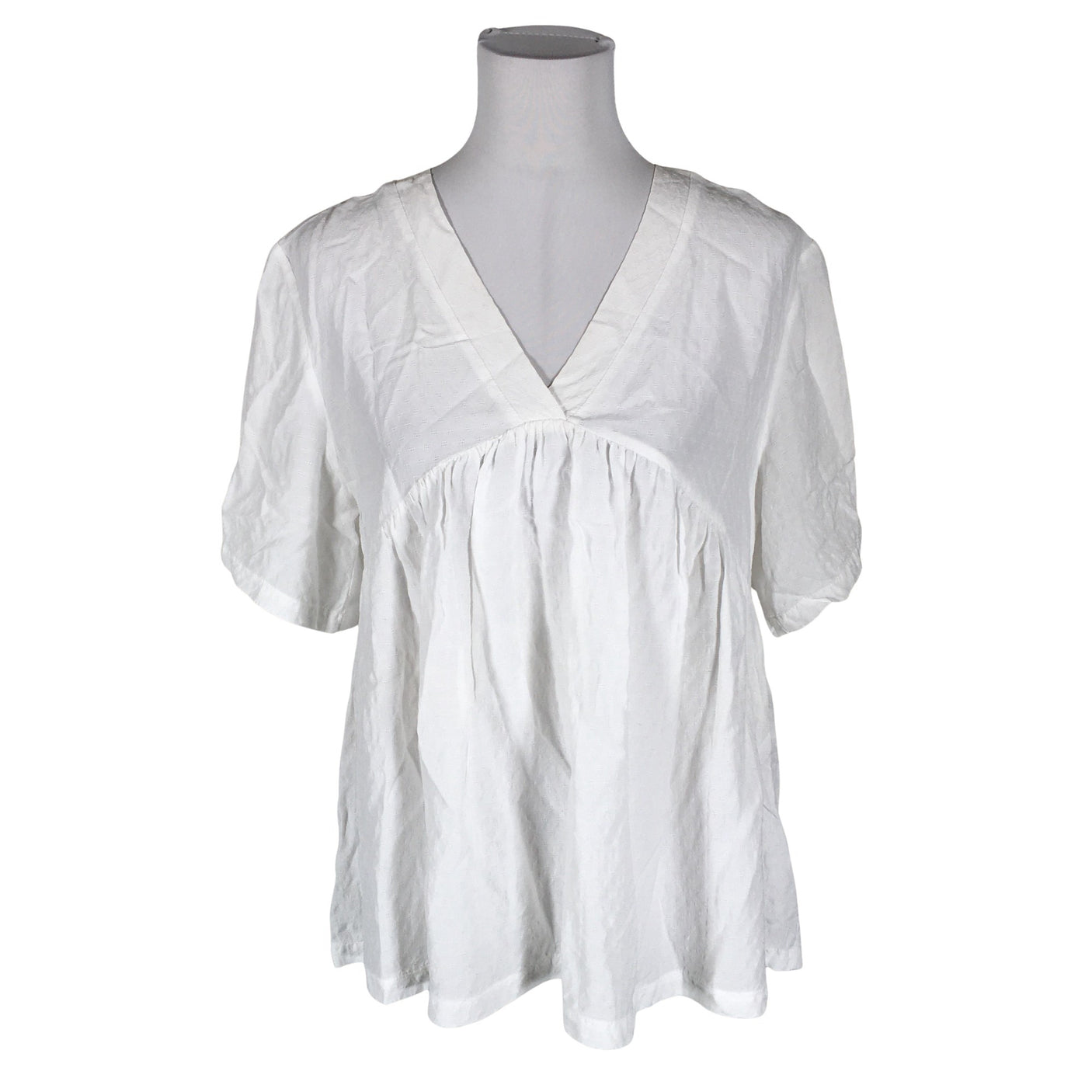 Unisex Andiata - Short-sleeved blouse, size 38 - White (1)