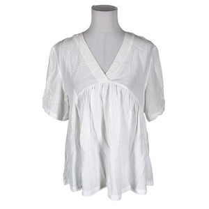 Unisex Andiata - Short-sleeved blouse, size 38 - White (1)