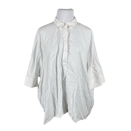 Unisex COS - Short-sleeved blouse, size 44 - White ()