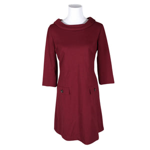 Unisex Tazzia - Tricot dress, size 40 - Wine red (1)