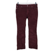 Unisex INDI-GO - Velvet pants, size 38 - Wine red ()