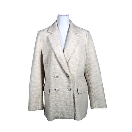 Unisex Lindex - Wool coat, size 38 - Beige ()