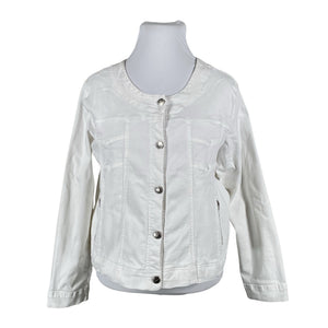Unisex Voglia - Denim jacket, size 48 - White (1)
