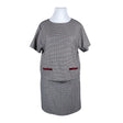 Unisex Mosaic - Short-sleeved blouse, size 44 - Wine red ()