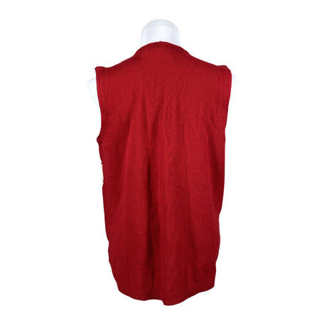 Unisex Pierre Cavallo - Knit vest, size M - Red (2)