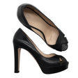 Unisex Festa - Open toe high heel shoes, size 38 - Black ()
