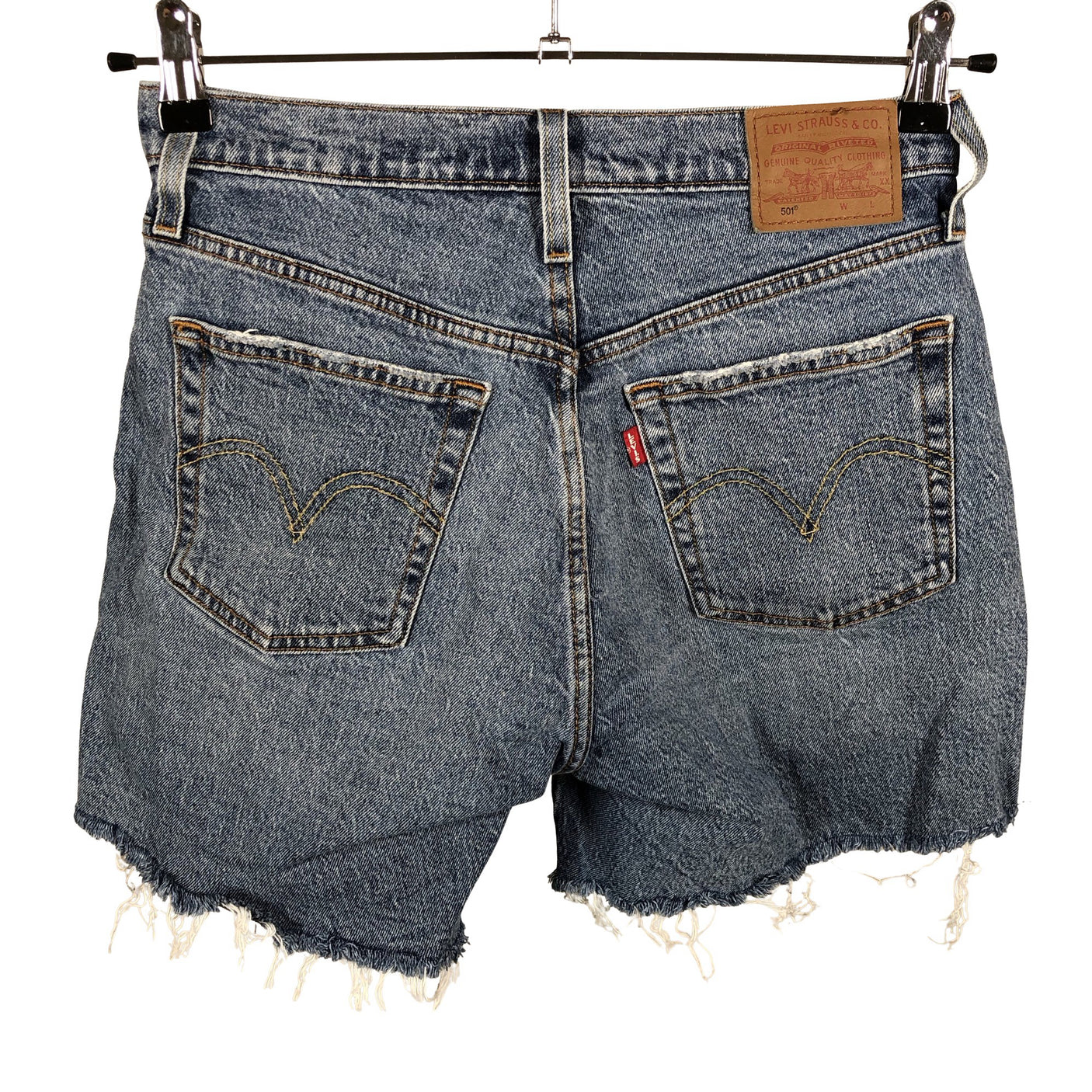 Unisex Levi's - Denim shorts, size W27 - Blue (2)