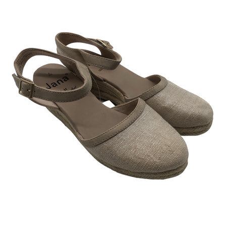 Unisex Jana - Wedge heel shoes, size 39 - Beige (2)