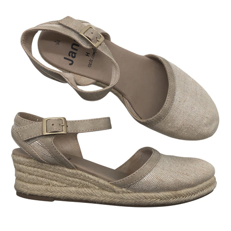 Unisex Jana - Wedge heel shoes, size 39 - Beige ()