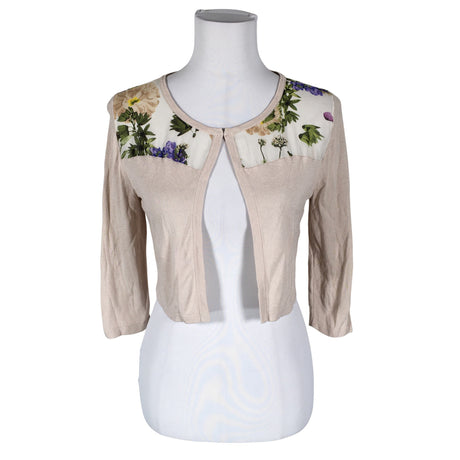 Unisex Esprit - Knit bolero jacket, size 38 - Beige ()