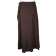 Unisex Lindex - Fabric skirt, size 36 - Brown ()