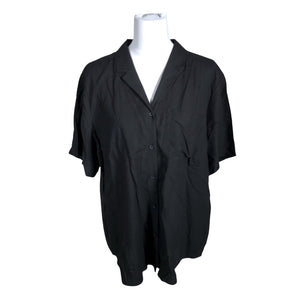 Unisex Weekday - Short-sleeved blouse, size 38 - Black (1)