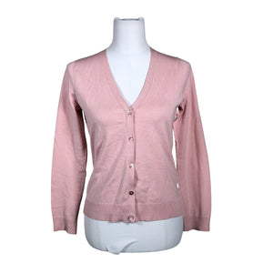 Unisex August Silk - Cardigan, size 38 - Light pink (1)