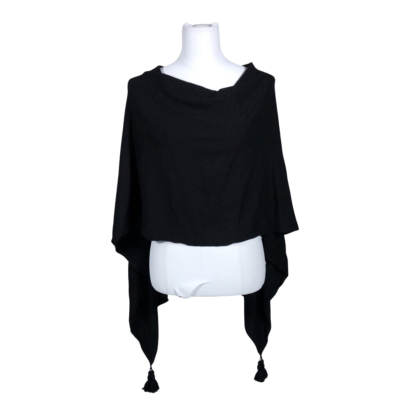 Unisex Comma - Poncho, size 38 - Black (1)
