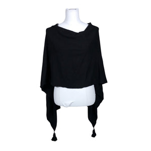 Unisex Comma - Poncho, size 38 - Black (1)