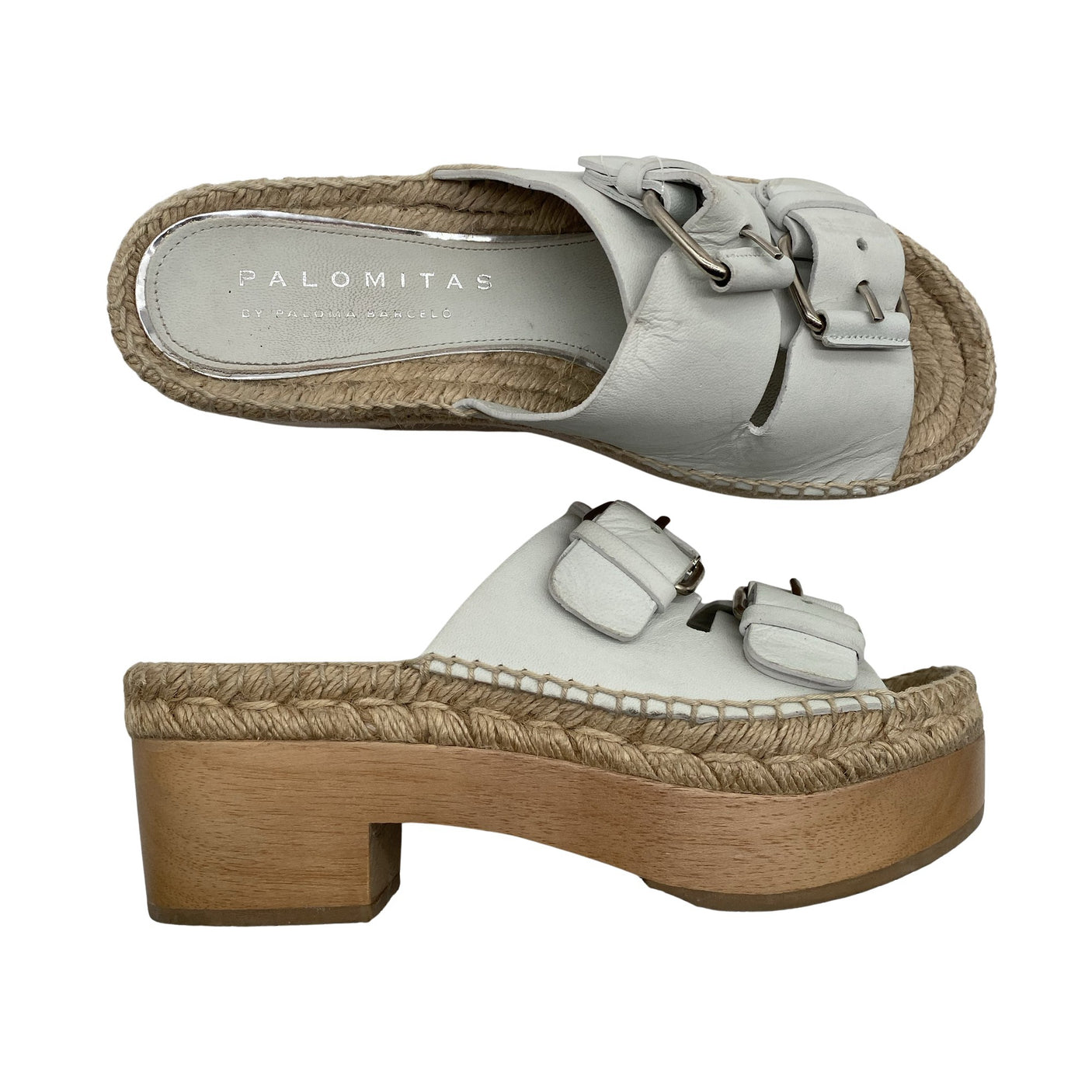 Unisex Paloma Barcelo - Heeled sandals, size 38 - Beige (1)