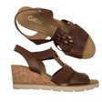 Unisex Gabor - Wedge sandals, size 38 - Brown ()