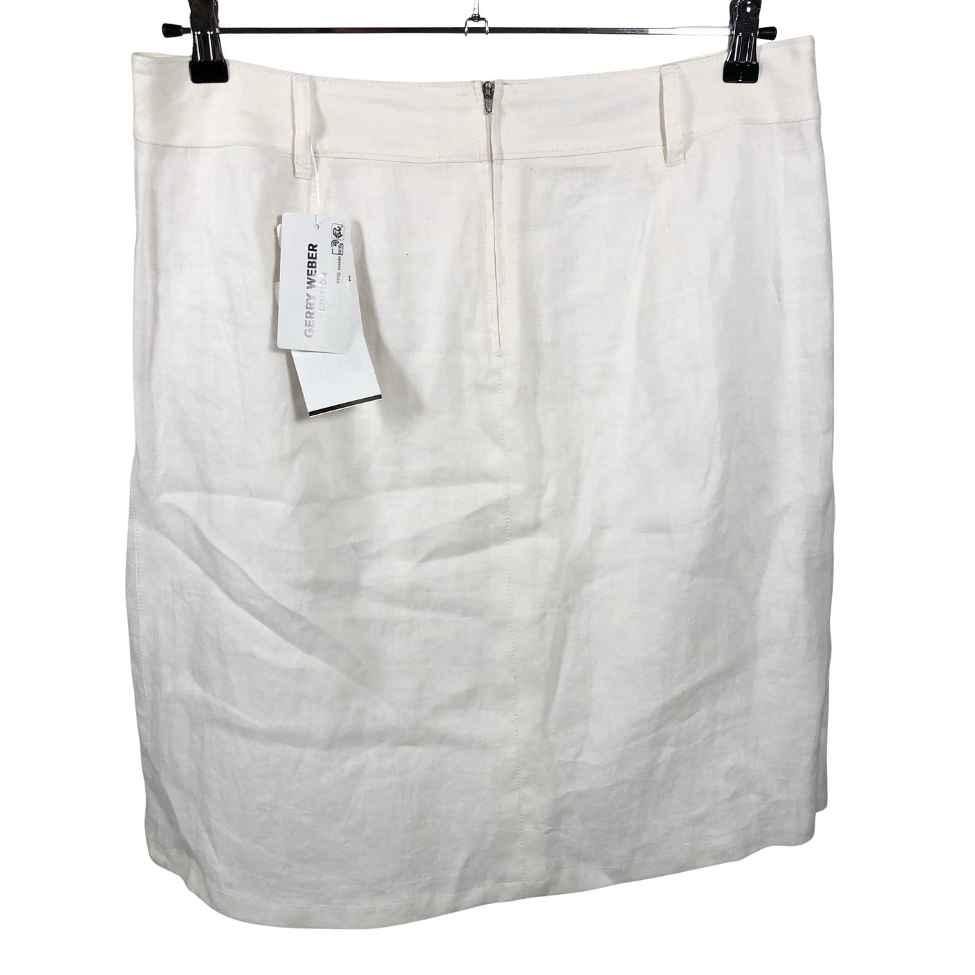 Unisex Gerry Weber - Fabric skirt, size 42 - White (2)
