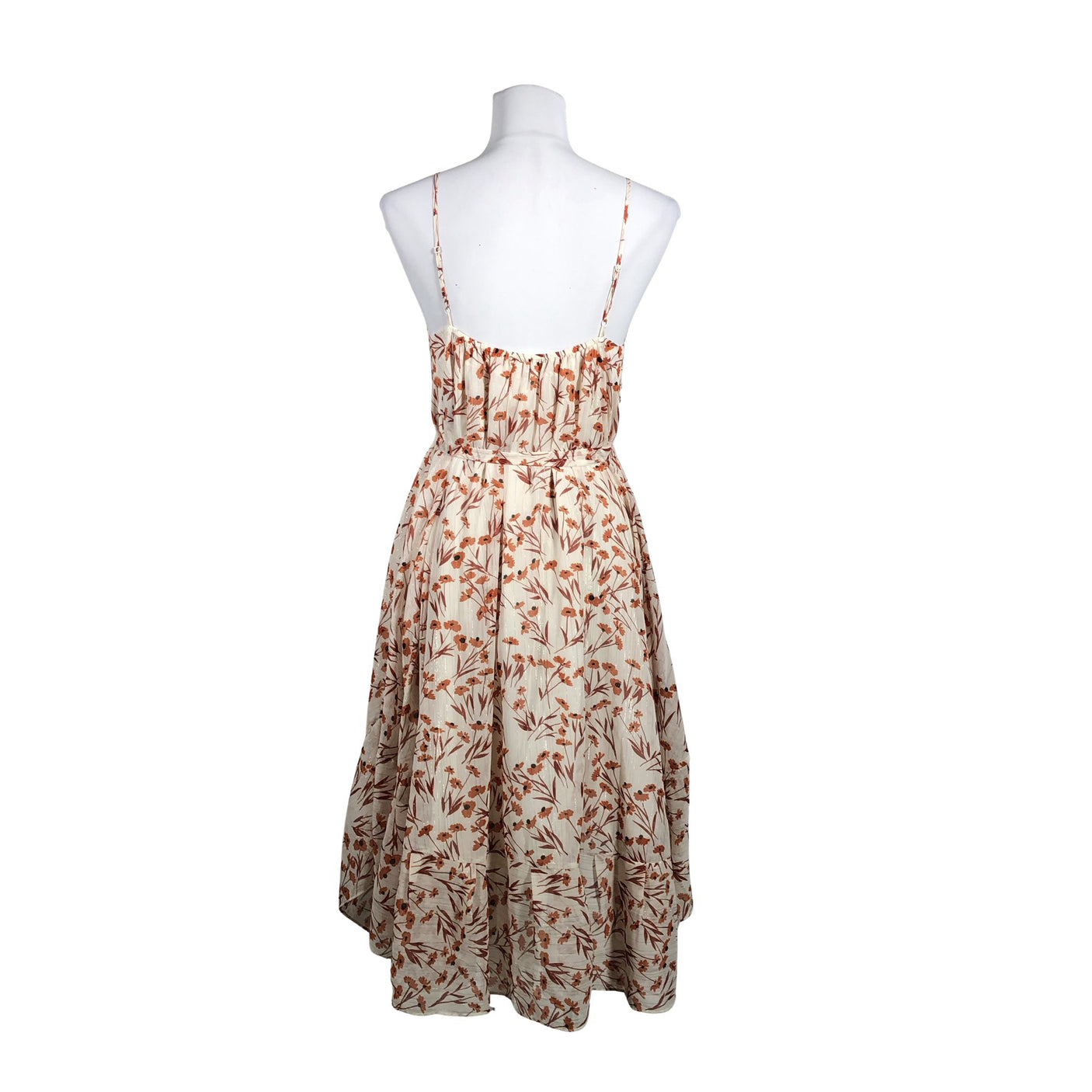 Unisex Maje - Schiffon dress, size 40 - Natural white (3)