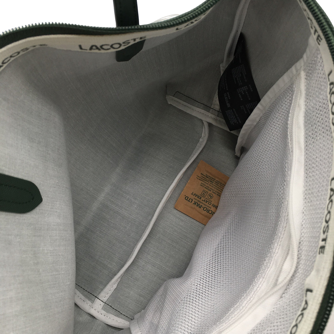 Unisex Lacoste - Handbag, size Midi - Green (2)
