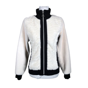 Unisex Luhta - Faux fur coat, size 36 - Natural white (1)