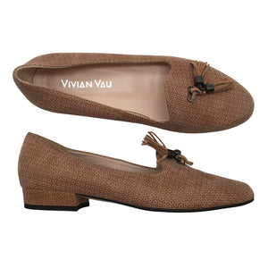 Unisex Vivian Vau - Ballerinas, size 38 - Brown (1)